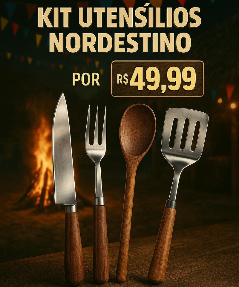 Kit Utensílios Nordestino